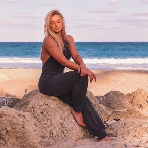 Aria Lattner Gray Jumpsuit